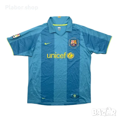 Мъжка тениска Nike x FC Barcelona Away 2007-08, размер XL , снимка 1 - Тениски - 49559289