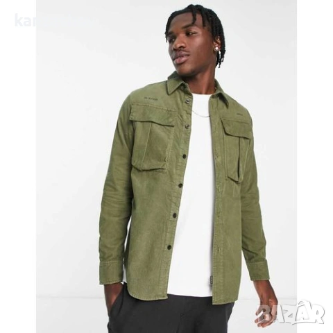 g-star submarine regular shirt - мъжка джинсова риза ХЛ