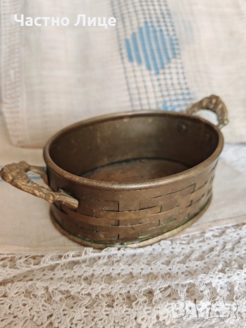 Старинен Бронзов Съд 1930те г, снимка 2 - Антикварни и старинни предмети - 51443129