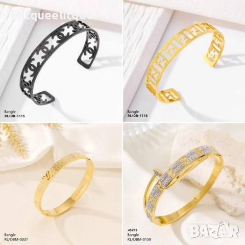 гривни от висококачествена стомана hermes chanel louis vuitton , снимка 6 - Гривни - 52185521