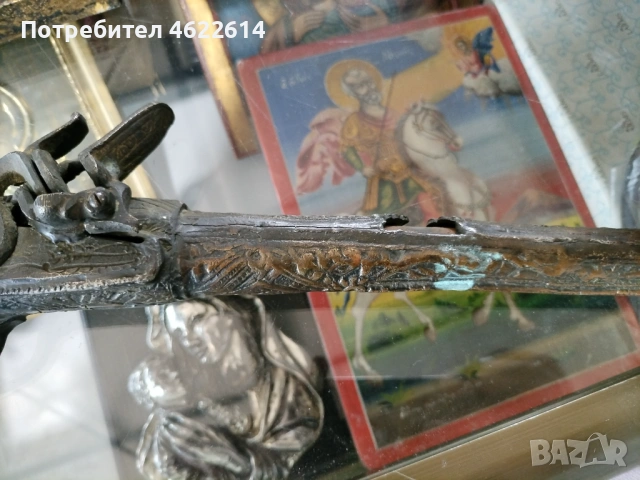 Кремъчен пищов, снимка 4 - Антикварни и старинни предмети - 54256432