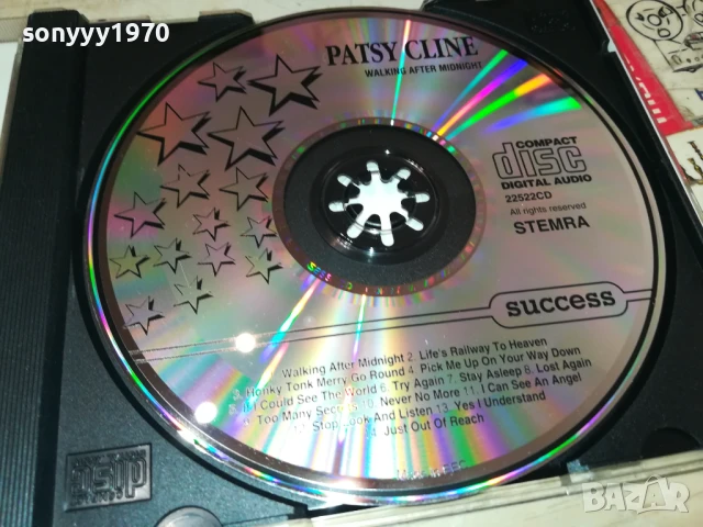 PATSY CLINE CD 1708251737, снимка 9 - CD дискове - 51394287
