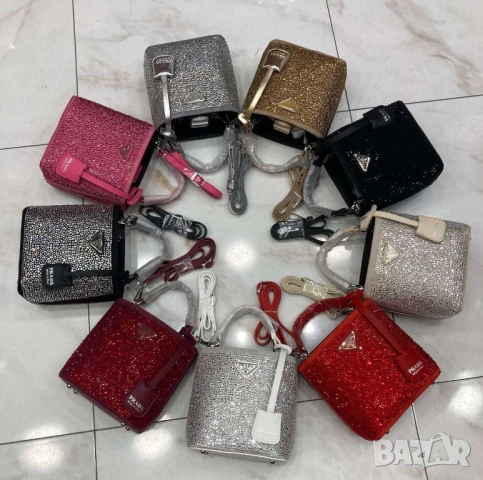 чанти с камъни prada , снимка 8 - Чанти - 50574701