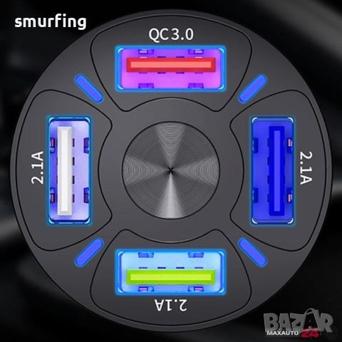 Универсално USB зарядно с 4 USB порта , снимка 3 - Аксесоари и консумативи - 45819791