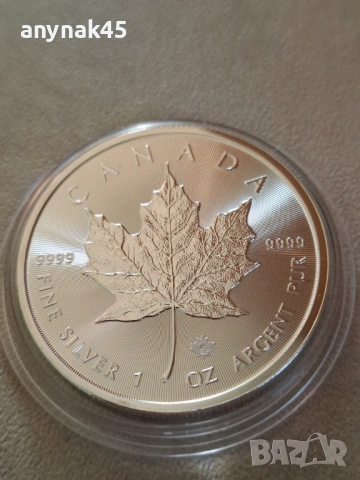 Сребро 1oz. Канада