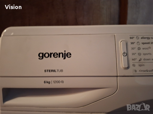 Gorenje WE62S3 Люк вратичка, панта дръжка, стъкло и мотор пералня , снимка 3 - Перални - 51725589