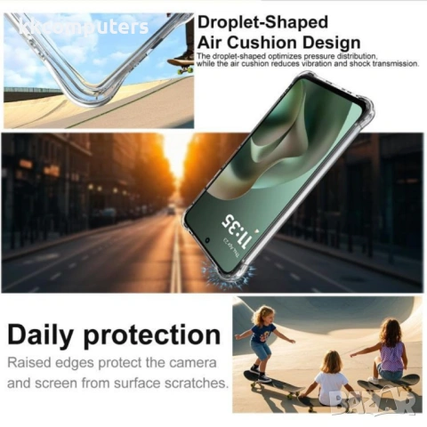 Защитен калъф IMAK за Motorola Moto G67 Power 5G / G57 Power 5G - TPU, 4-ъглова защита, Вкл. Протект, снимка 2 - Калъфи, кейсове - 53354441