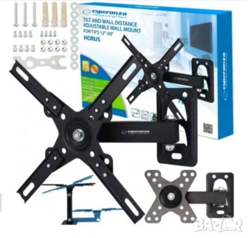 Стойка за телевизор 12"-50", 200*200мм., 20 кг., снимка 5 - Други стоки за дома - 51948598