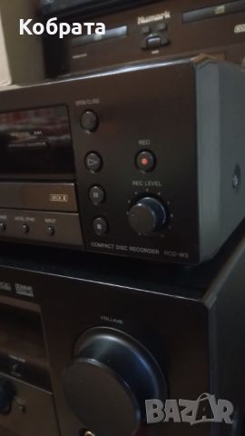 Двоен Cd Recorder sony cd r/rw записвачка, снимка 4 - Ресийвъри, усилватели, смесителни пултове - 45373376