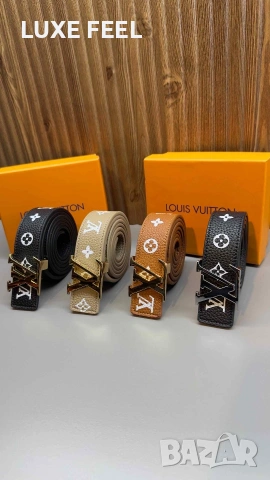 Louis Vuitton ⚜️Естествена Кожа ⚜️ Дамски Колани