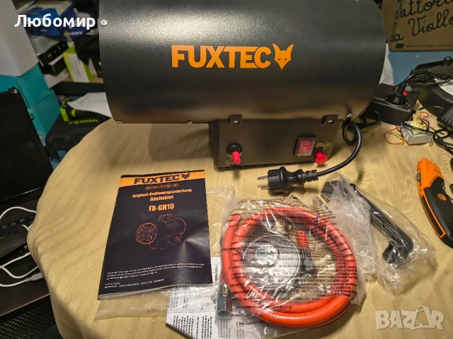 Газов отоплител FUXTEC GH10 - топлинна мощност 10kW

, снимка 5 - Отоплителни печки - 50995959