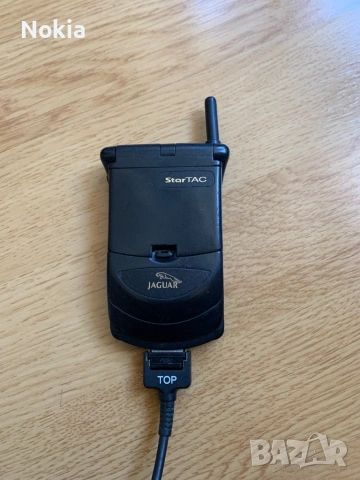 Motorola StarTAC от 1996 г., който тук е брандиран за автомобили Jagua, снимка 3 - Motorola - 54125472