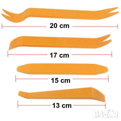 К-т ЩАНГИ за Кори Панели Тапицерии Табло Лайстни Брони Щипки на Тапицерия Автомобил Инструменти USA, снимка 2 - Аксесоари и консумативи - 51898613