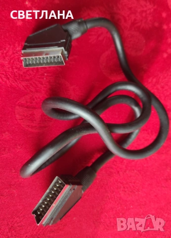 Скарт кабел, кабел SCART-SCART, снимка 6 - Плейъри, домашно кино, прожектори - 54115303