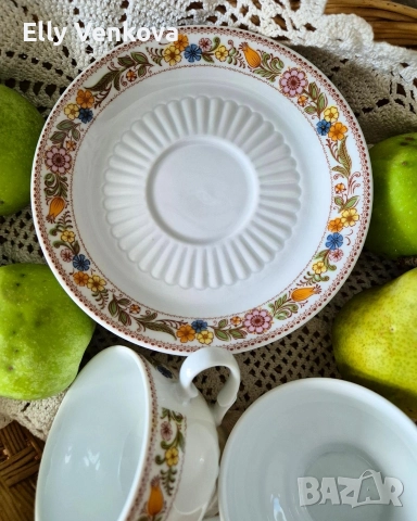 Порцеланов сервиз за чай Mitterteich , снимка 3 - Сервизи - 52888137