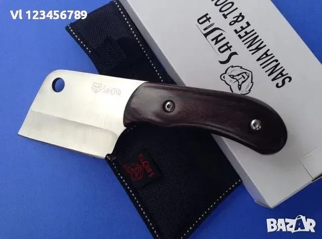 Ловен сатър SANJIA K-87 -компактен,много як, снимка 4 - Ножове - 52252765