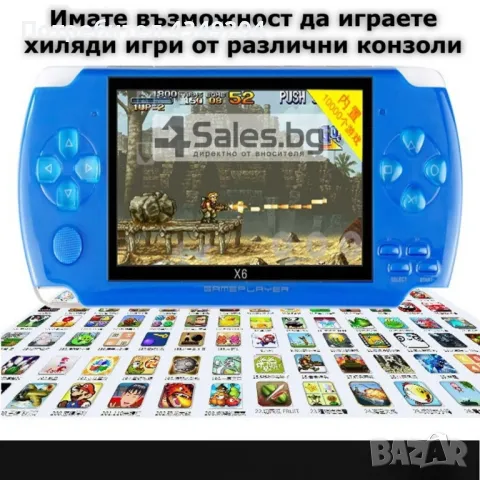 Конзола за игри с 8 GB памет, 4,3 инча дисплей  PSP21, снимка 8 - Други игри и конзоли - 48628553