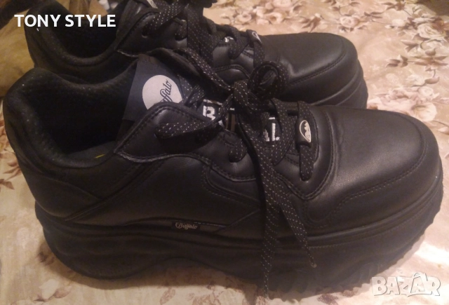 BUFFALO LONDON Оригинал Нови Мъжки Високи Кожени Сникърси 44 , снимка 9 - Маратонки - 51629495