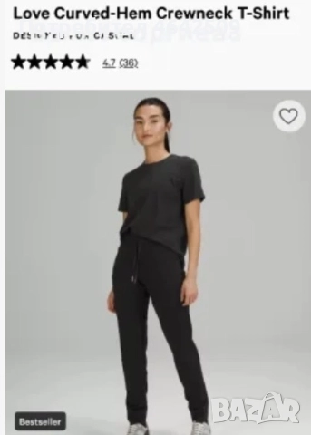 Оригинална Спортна Casual Тениска Lululemon Love Crew, снимка 6 - Тениски - 52365212