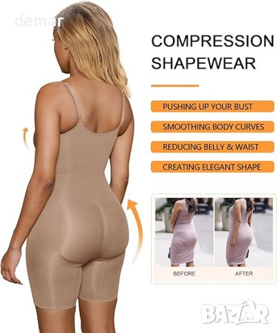 SHAPERX Shapewear за жени, Цяло тяло, една част, снимка 9 - Бельо - 46156724