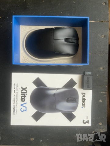 Pulsar Xlite v3 (Large) безжична геймърска ергономична мишка за големи ръце