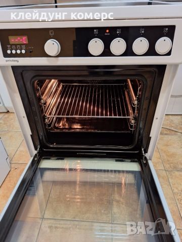 Готварска печка с керамичен плот PRIVILEG шир 60см. , снимка 5 - Печки, фурни - 45566646