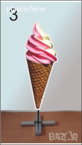 Рекламни табели Крем сладолед, домашен сладолед, сладолед различни вкусове, бабъл гофрета,, снимка 4 - Рекламни табели - 49851557
