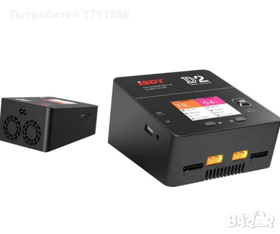 Зарядно устройство за батерии успоредно незвисимо 200W 12A2 AC Dual LiHv,LiPo,LiFe,Lilon,NiMH,Cd,Pb, снимка 3 - Друга електроника - 48177497