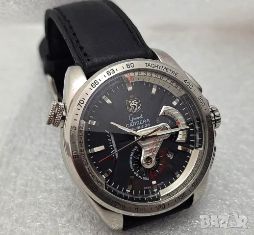 Перфектен! Мъжки Часовник TAG Heuer Grand Carrera Calibre 36, снимка 1 - Мъжки - 49585966