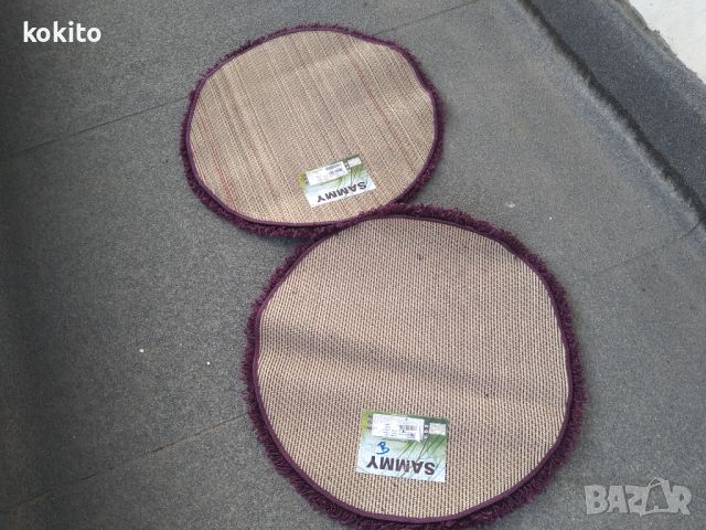 Шаги килимчета лот 2 броя- лилави, снимка 4 - Килими - 45595034