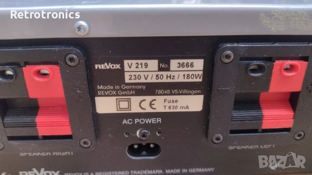 Revox V219 Multiuser Amplifier, снимка 11 - Ресийвъри, усилватели, смесителни пултове - 46664213