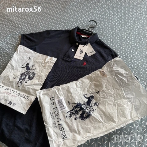 Тениска U.S. Polo Assn. (ОРИГИНАЛНА), снимка 3 - Тениски - 50665987