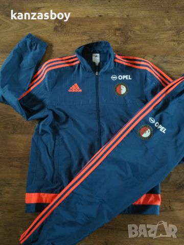 ADIDAS MENS FC FEYENOORD ROTTERDAM 2015/2016 - мъжки футболен комплект КАТО НОВ М, снимка 3 - Спортни дрехи, екипи - 45407552