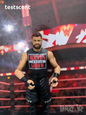 Екшън фигура WWE Kevin Owens Кевин оуенс fight Elite series mattel figure играчка Owens Show, снимка 7 - Колекции - 48831307