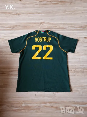 Оригинална мъжка тениска Canterbury x South Africa National Rugby Team / Season 11-12 (Home), снимка 3 - Тениски - 49738060