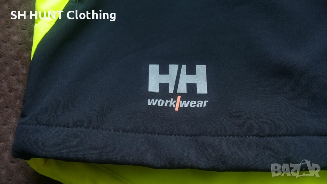 Helly Hansen 74272 ICU Hi Vis Class 3 Softshell Stretch Jacket / Vest размер XL еластично яке W4-336, снимка 10 - Якета - 52037486