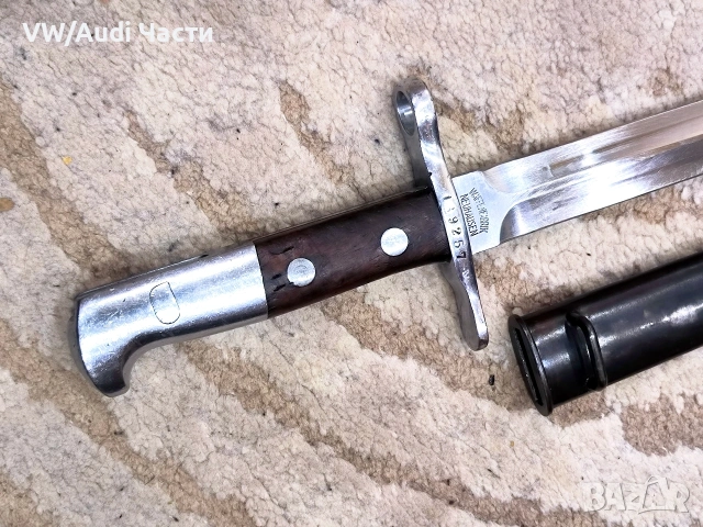Швейцарски щик нож байонет K31 Schmidt Rubin М1918, снимка 3 - Антикварни и старинни предмети - 54139594