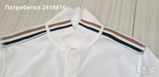 Hugo Boss Phillipson 108 Pique Cotton Slim Fit Mens Size M НОВО! ОРИГИНАЛНА Тениска!, снимка 14 - Тениски - 50463733