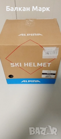 Нова ски каска Alpina Biom C (50–54 см) – Black Matt Red 🎿 , снимка 5 - Зимни спортове - 52399270