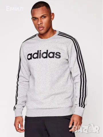 Мъжка блуза Adidas Essentials, Размер М, снимка 1 - Блузи - 49214462