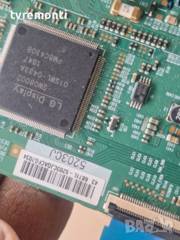 TCon BOARD, 6870C-0738A , за 43-инчов телевизор Grundig 43 VLX 8000 BP, с дисплей LC430, снимка 3 - Части и Платки - 53227459