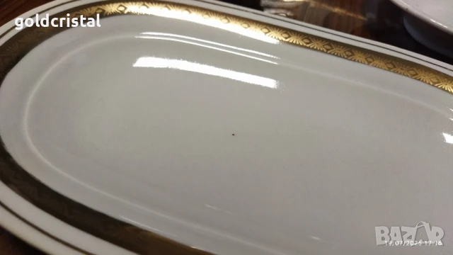стар български порцелан чинии елипси, снимка 8 - Антикварни и старинни предмети - 34571221