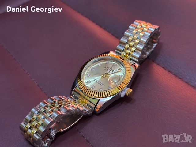 Нов Часовник Rolex Datejust Perpetual Two Tone 36mm, снимка 6 - Мъжки - 53925703