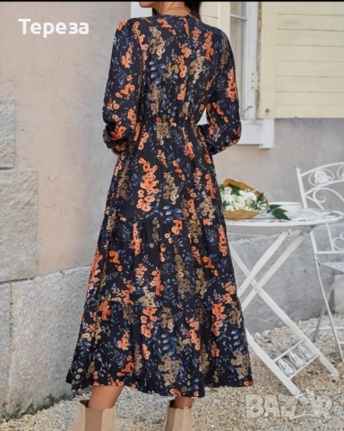 🆕️ Цветна рокля / XXL, снимка 9 - Рокли - 52470554