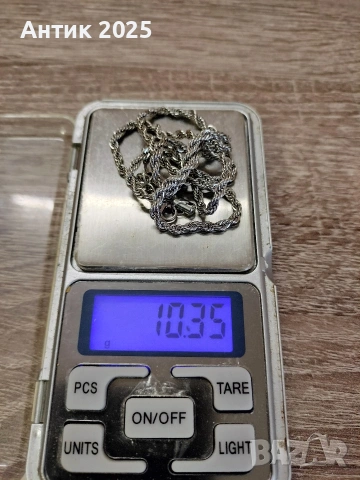 Нова сребърна верижка 925 проба, 10,35 г, снимка 6 - Колиета, медальони, синджири - 53313004