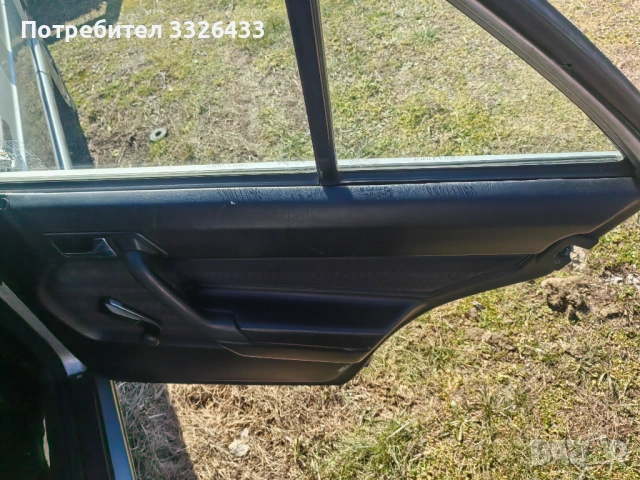 Перфектен черен салон за Мерцедес 190 , снимка 9 - Автомобили и джипове - 53665078