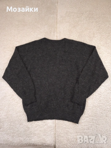 Винтидж вълнен пуловер Chemise Lacoste с Алпака Made in France | MSRP €250+ | Размер L/XL, снимка 9 - Пуловери - 53595843