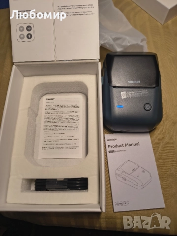 NIIMBOT B1 Машина за етикетиране с лента, термопринтер за етикети, лесен за употреба за офис, , снимка 4 - Принтери, копири, скенери - 51670388