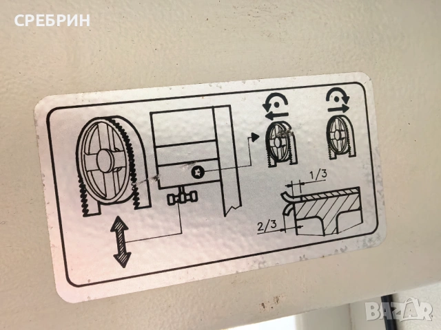 В наличност италиански МОНОФАЗЕН банциг с диаметър на колелата 460 мм , снимка 5 - Други машини и части - 54105581