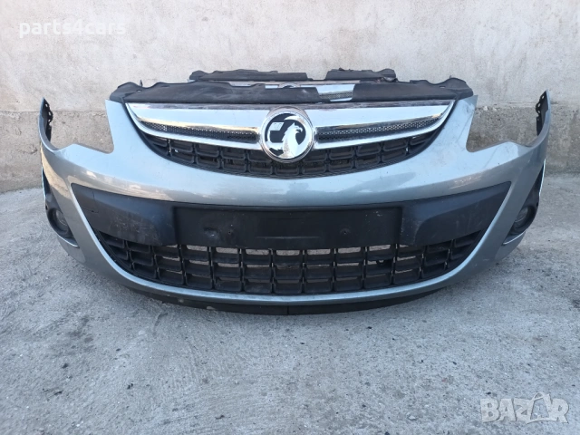 предна броня за опел корса д фейслифт маска решетки халогени OPEL CORSA D, снимка 6 - Части - 53729999